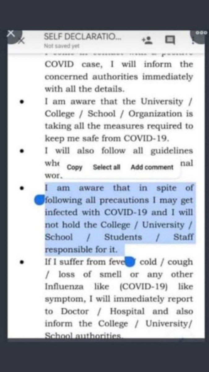 Akuu22517419's tweet image. WTF is this @IKGujralPTU
Then why are you conducting exams in this pandemic situation #postponeExam if you're incapable of providing proper measures for everyone health (students&amp;amp;staffmembers) #greedyuniversity
Just fill your pockets.. @DrRPNishank  pls take a look on this matter