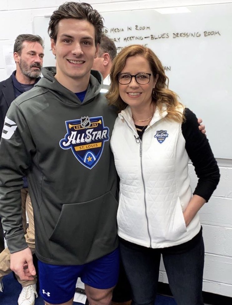 Mathew Barzal as Michael Scott, a much needed thread, that’s what she said: