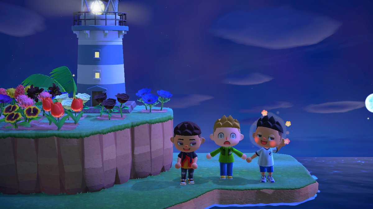 laptriplets's tweet photo. #lap: hoy hemos recibido la visita de nuestros tres maromos, oskeremos <3 #AnimalCrossing #ACNH #NintendoSwitch https://t.co/4DUAGGDY4N