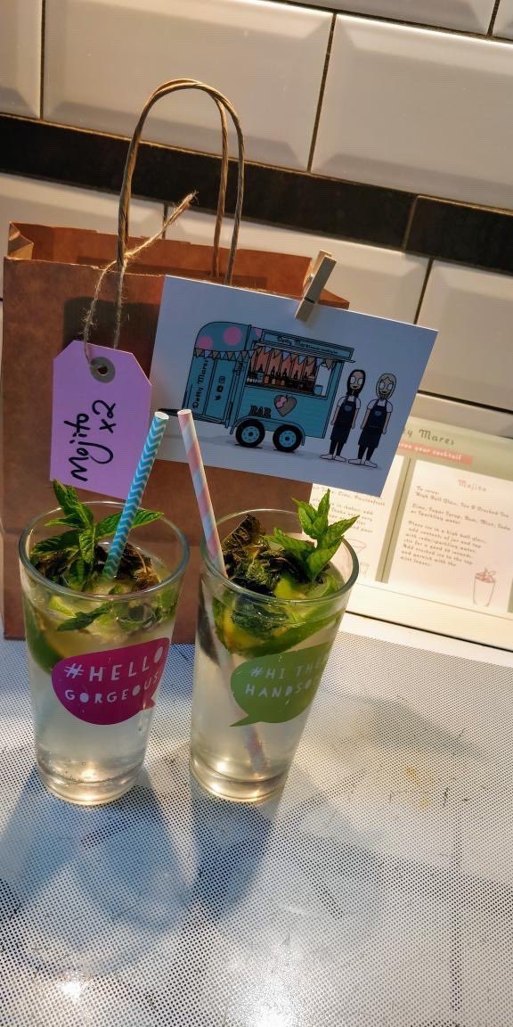 treadaway30's tweet photo. Cocktail giveaways to our Instagram followers was such fun! #Quarantinecocktail #mobilebar #SocialDistancing #lockdown https://t.co/K19jjnO7qS