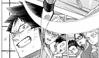 Haikyuu!! Chapter 396

Lmao, I love their reactions to Hinata's left-handed spike. The third years are simply kinda shell-stunned. Yamaguchi is energized, Tsukki is appalled, and Kageyama is irritated. I wager he's pondering internally, "Dumb sand..." 