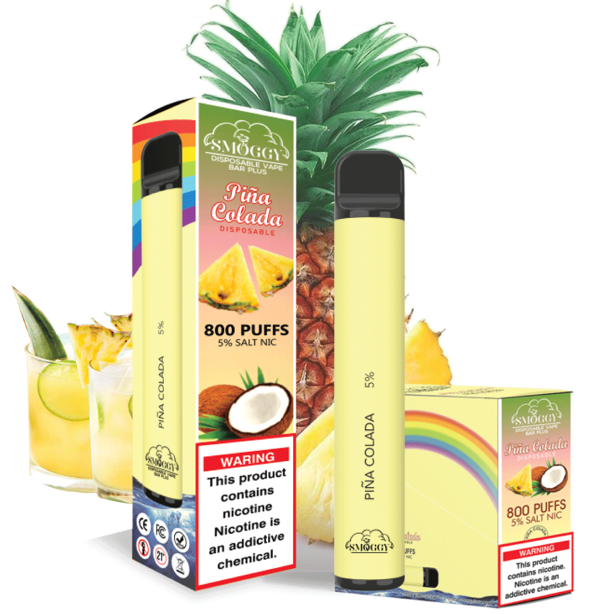 BarSmoggy's tweet photo. Walk into a tropical paradise with 10 SMOGGY BAR PLUS Pina colada, a cool refreshing blend of menthol that just hits right with juicy tropical pina colada slices that is smooth and refreshing at any time of the day!
https://t.co/qHKqiRr8lj

#puffbar #juulvape #vape #vaping https://t.co/mgJLxRpVqn