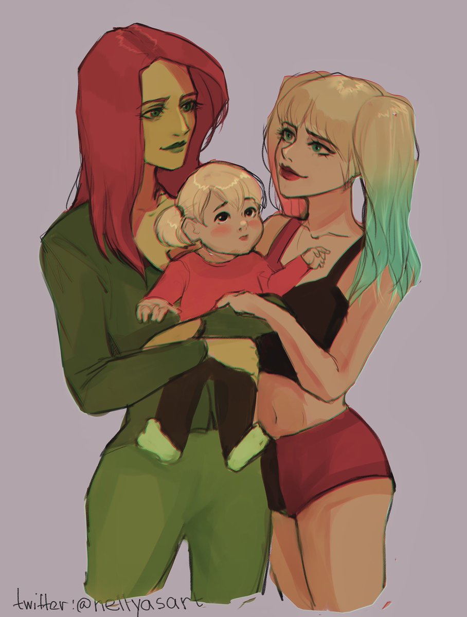 nellyasart's tweet photo. ❗️#ДаВыберу ❗️ #PrideMonth #HarleyQuinn #PoisonIvy https://t.co/rCAVELj660