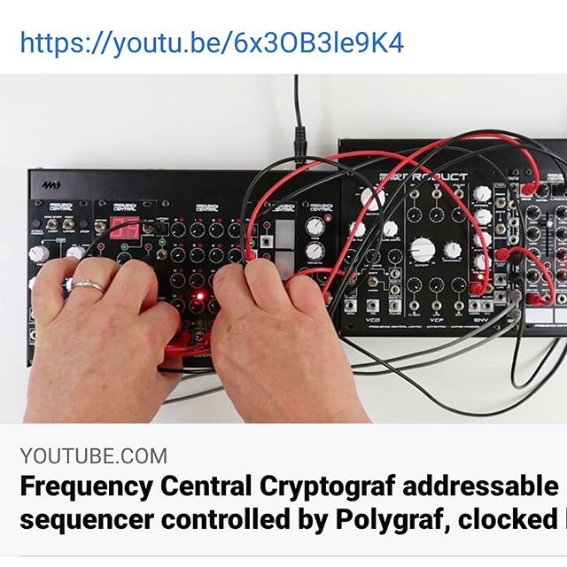Link in bio: youtu.be/6x3OB3le9K4

In this video I'm featuring some of the addressable features of Cryptograf. You should read the user guide for a full rundown of it's abilities. I'm using Polygraf to address…

📸 instagram.com/p/CBJRkWXBXVD/ via tweet.photo