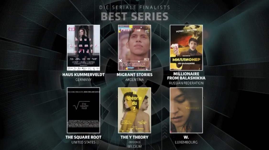 The Square Root (@squarerootdrama) on Twitter photo Thank you to <a href="/dieSeriale/">die Seriale</a> for naming <a href="/squarerootdrama/">The Square Root</a> one of six finalists for BEST SERIES at this year’s festival! Thank you to <a href="/dieSeriale/">die Seriale</a> for naming <a href="/squarerootdrama/">The Square Root</a> one of six finalists for BEST SERIES at this year’s festival!