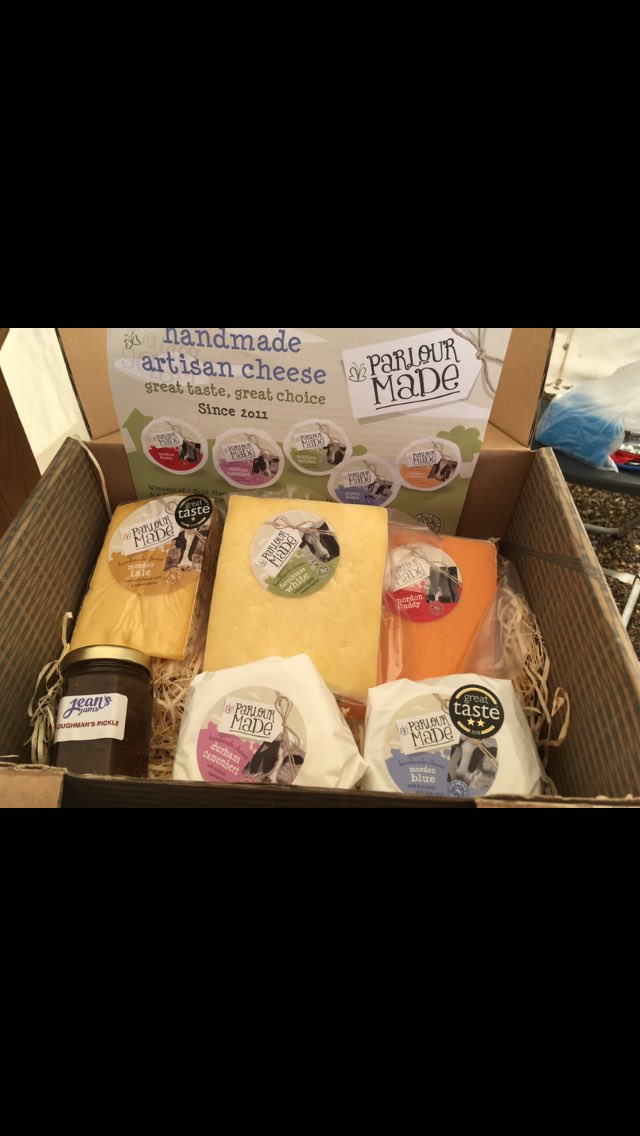 Thinking of a treat for next weekend? Why not try our £20 gift box ,add Durham Butter or crackers for an extra cost .www.palourmade.co.uk ⁦⁦<a href="/HallEmbleton/">Embleton Hall Dairies</a>⁩ ⁦<a href="/Jeans_Jams/">Jean Read</a>⁩