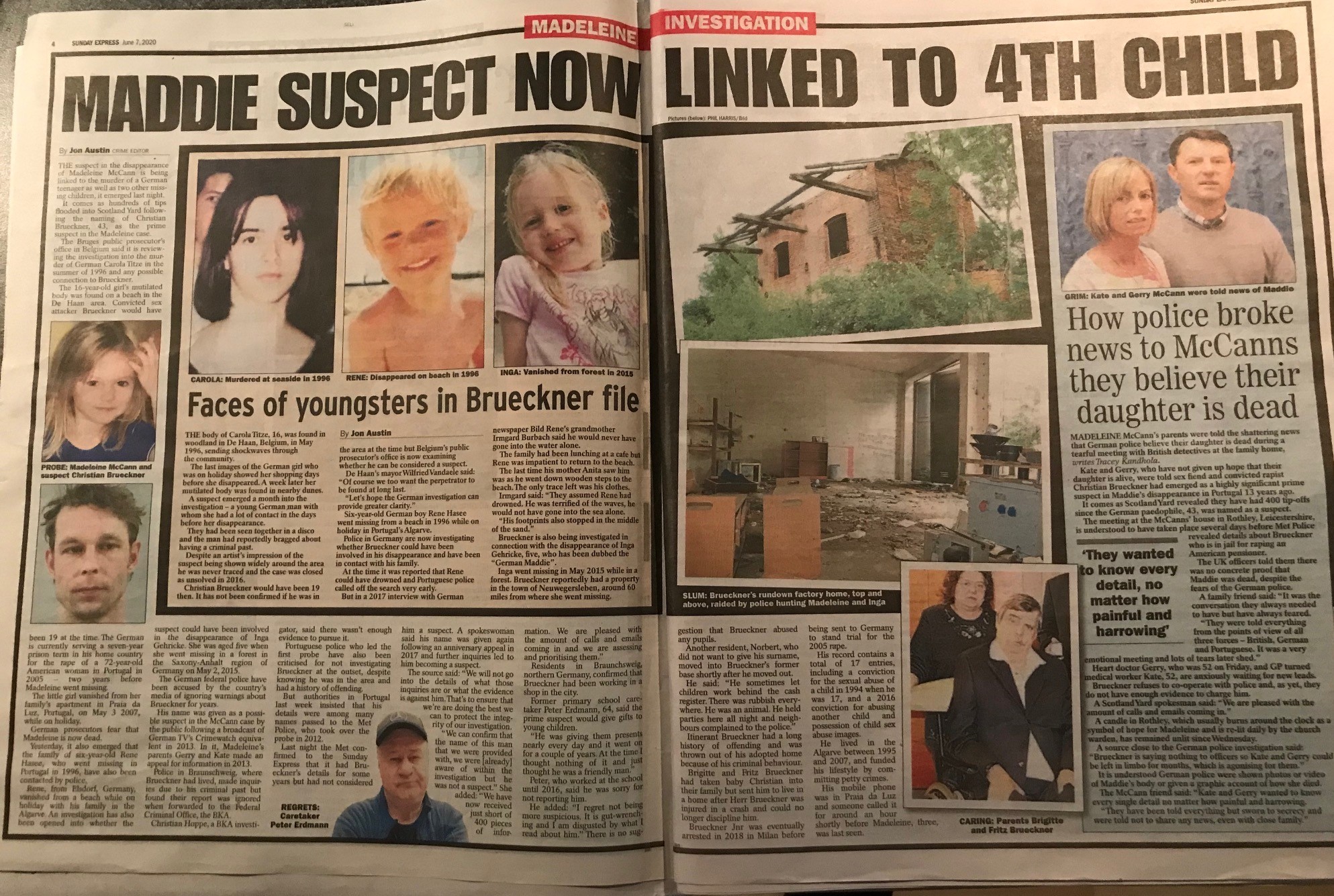 Jonaustinreporter Madeleinemccann Suspect Christianbrueckner Now Linked To Murder Of 16 Year Old German Girl In Belgium Disappearance Of Two Other Young Children T Co Xdmzggirkf T Co Fqfc1pjgrn Twitter