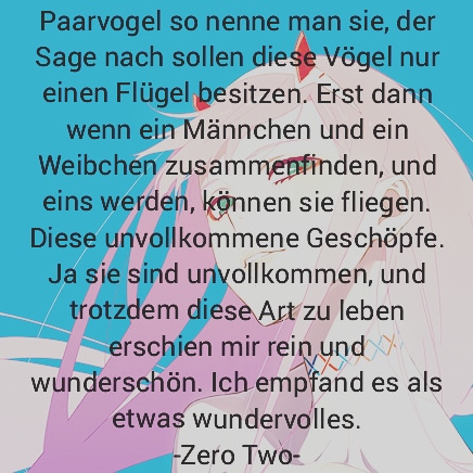 mangafakten's tweet photo. #DARLINGintheFRANXX #ダーリンインザフランキス #DarliFra #CloverWorks #Trigger #Anime #code002 #code016 #AnimeFakten #AnimeZitate. https://t.co/jNTtMA3YUY