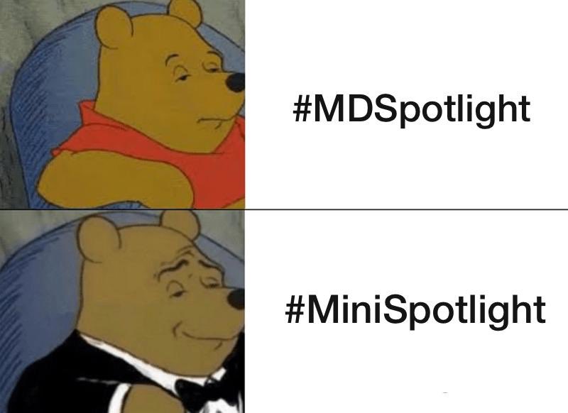mertesakib's tweet photo. Now that weโve rebranded #MDSpotlight to #MiniSpotlight I had to make this meme ๐ https://t.co/QQlxXXz8Mj