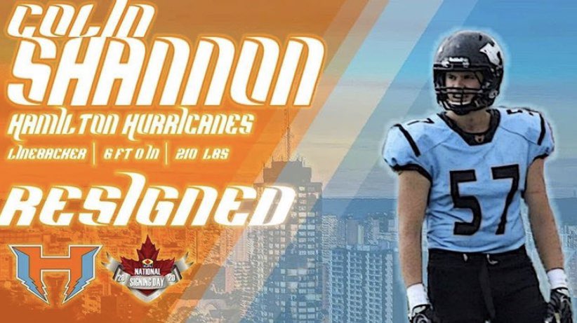 LB Colin Shannon has re-signed with #CanesNation for 2020
