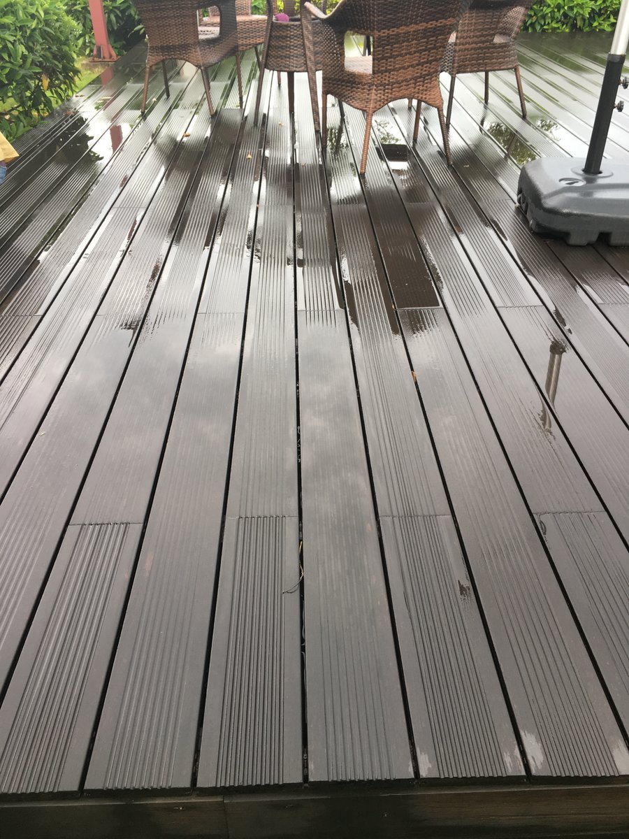 REBO bamboo decking performing great at any weather