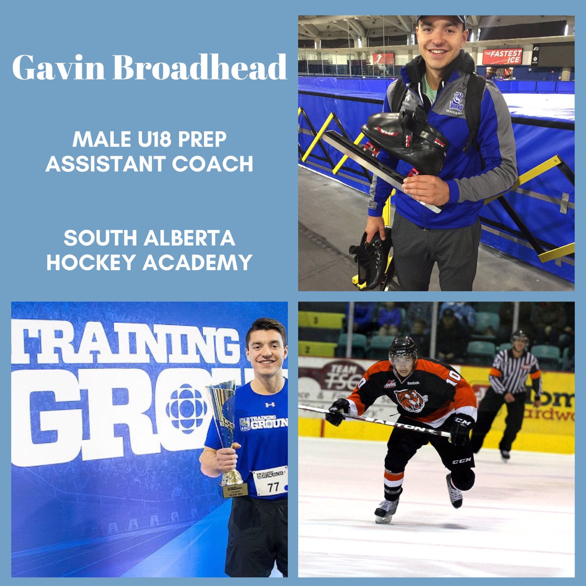 Welcome Gavin! Coach Broadhead brings a vast array of experience to our program as a multisport athlete. Gavin has a Kinesiology Degree from the University of Lethbridge along with his Crossfit Level-1 trainer certification #saha #csshl