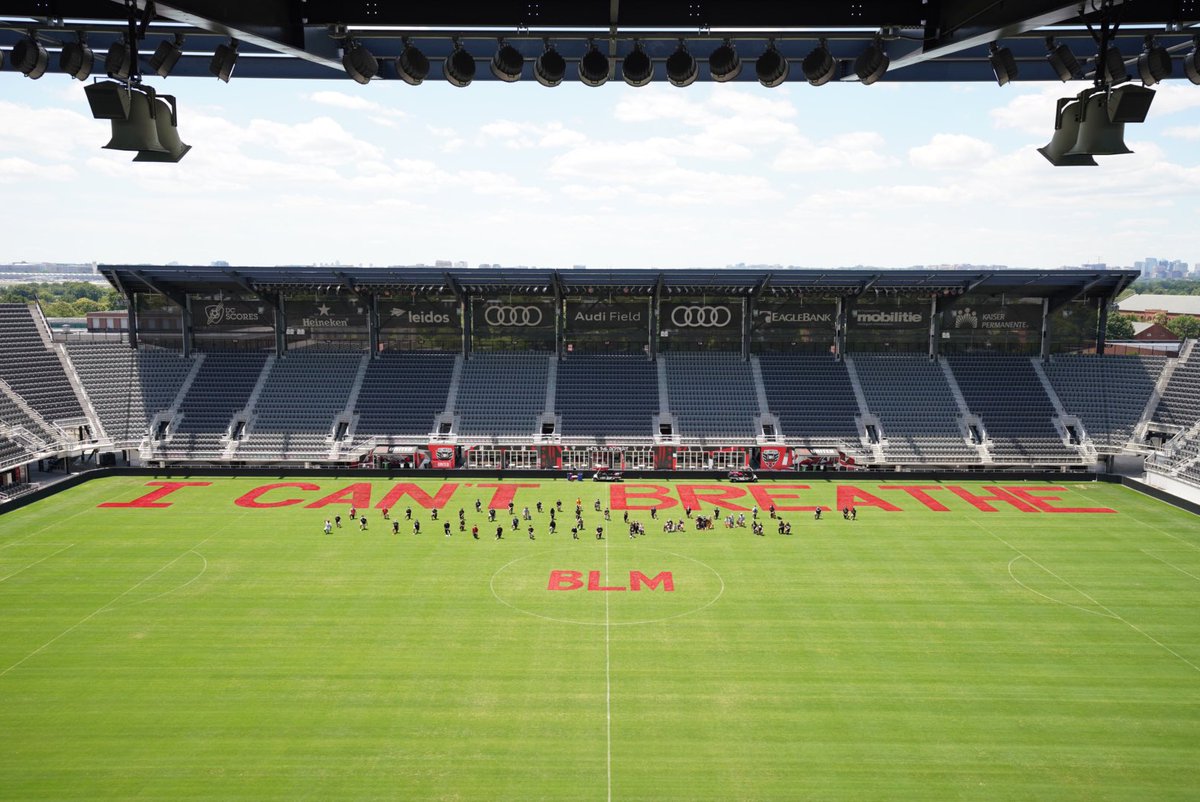 goal's tweet photo. A powerful message from @dcunited ✊

#BlackLivesMatter https://t.co/463vTc7Ip8