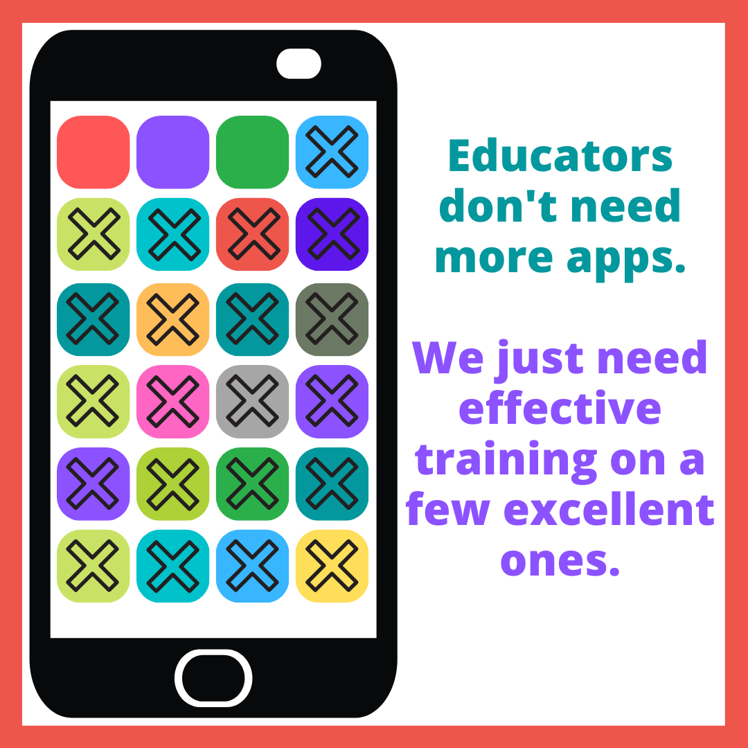 I'm working on putting some resources together for teachers; what are your favorite ed-tech tools?  Which do you wish you had more training on?  #edtech #learningmanagementsystem #apps #educationalapps #education #learning #tech #edchat #innovation #elearning #appsforeducation