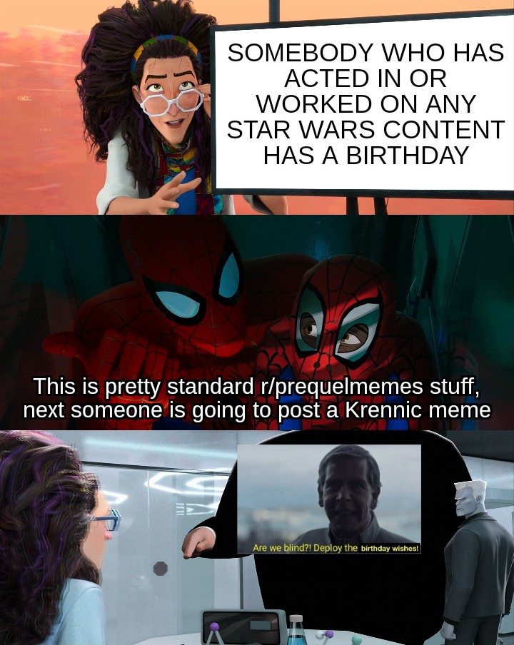 Happy birthday Dave Filoni and Liam Neeson  