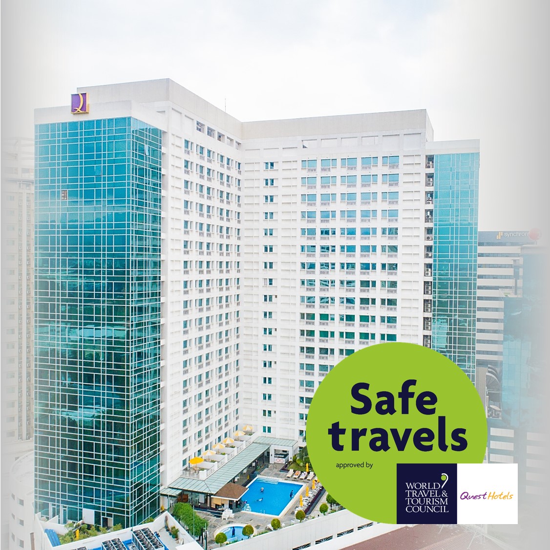 QuestHotelCebu's tweet photo. We have been awarded with the #SafeTravels stamp by the World Travel &amp; Tourism Council, in recognition of Chroma Hospitality's Culture of Clean. We look forward to welcoming you for new #CoolCleanComfy experiences soon! https://t.co/U4T5dAxwBK