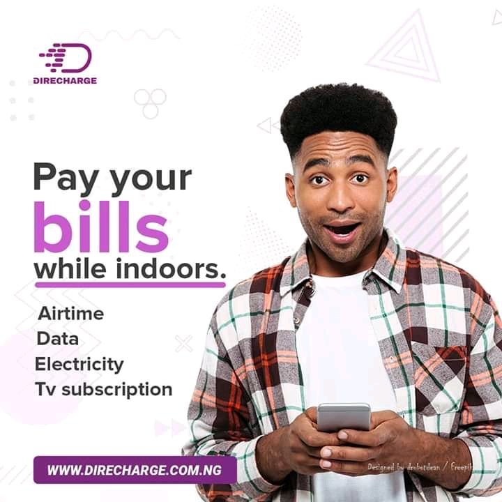 direcharge's tweet photo. Don't run out of electricity.
You can pay all your utility bills needs anywhere anytime.
Visit: https://t.co/czO4a2XWn0
#ElectricityBills #onlinepayment #tvsubscription #gotvsubscription #dstvsubscription #StarTimes #gotv #dstv #football #laliga #epl #seriaa #bundesliga https://t.co/Hze5IlYAMk