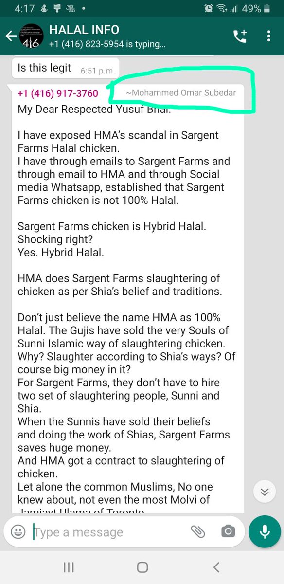 archee786's tweet photo. @HMA_Canada please clarify this Matter...Jazakallah Khair https://t.co/hj3OHrAy60