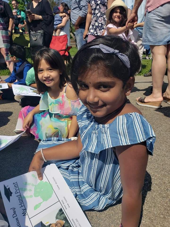 One year ago (onward to Kindergarten)!!! Missing her MELZER  teachers.