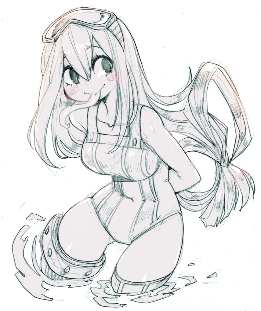 Parorou's tweet photo. swimsuit #froppie patreon sketch 🐸👙 https://t.co/xnC7RAVvzE