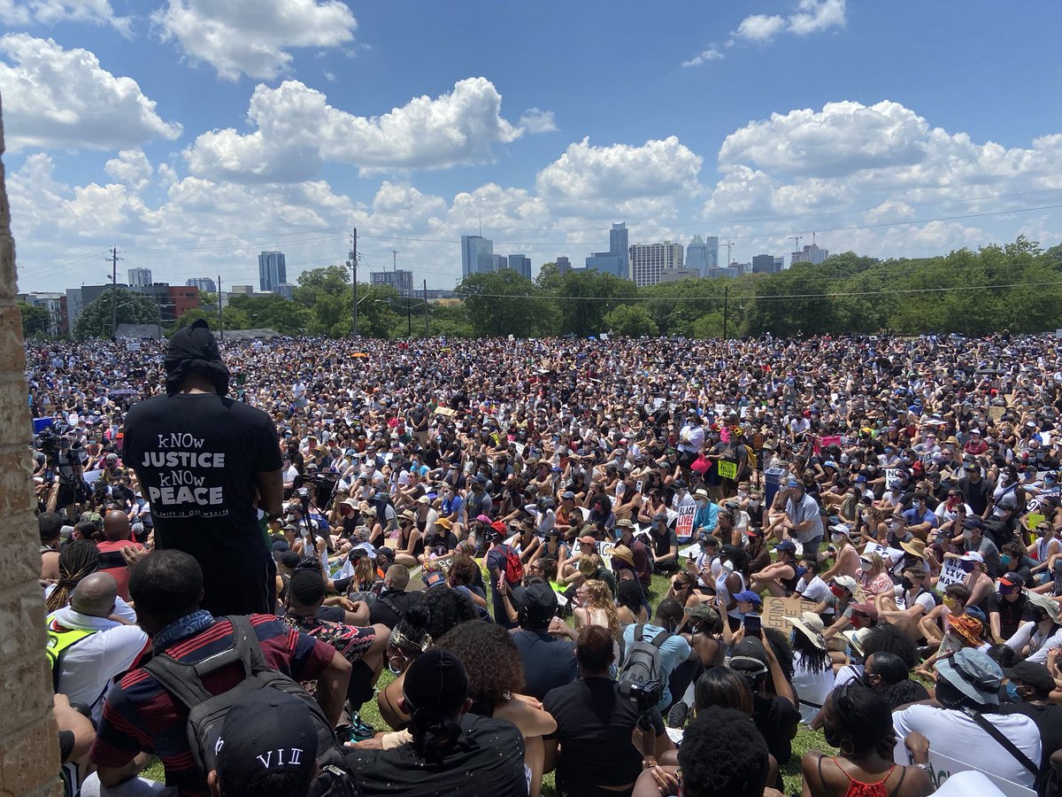 In Austin in solidarity #BlackLivesMattters