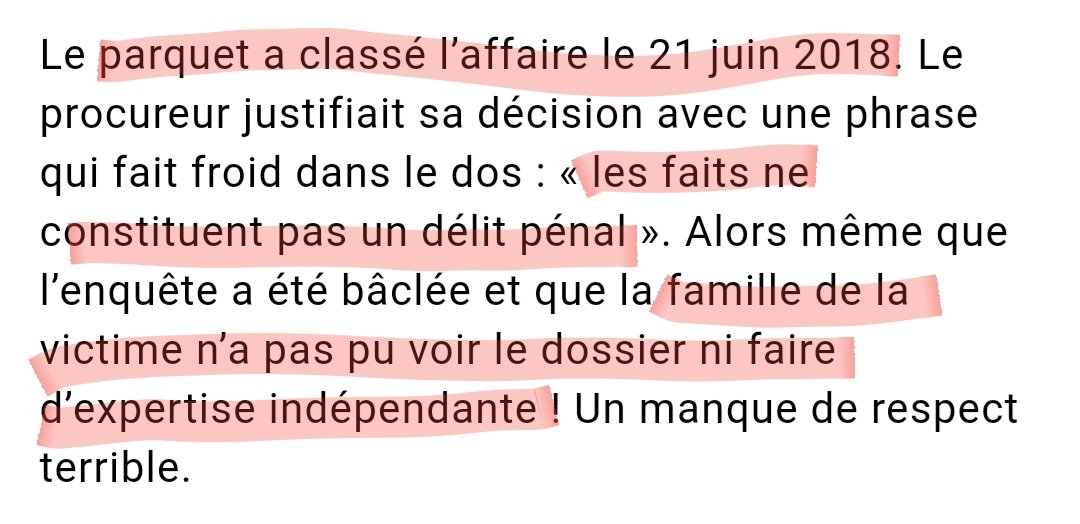 2017-Nantes: Aboubacar Abdou, 31 ans, mort étouffé lors d’une intervention de 3 policiers qui lui infligent un plaquage ventral.Côte fracturée et poumon perforé, il meurt après une semaine de coma.Sa compagne porte plainte. Classé sans suite pour "absence d'infraction pénale"