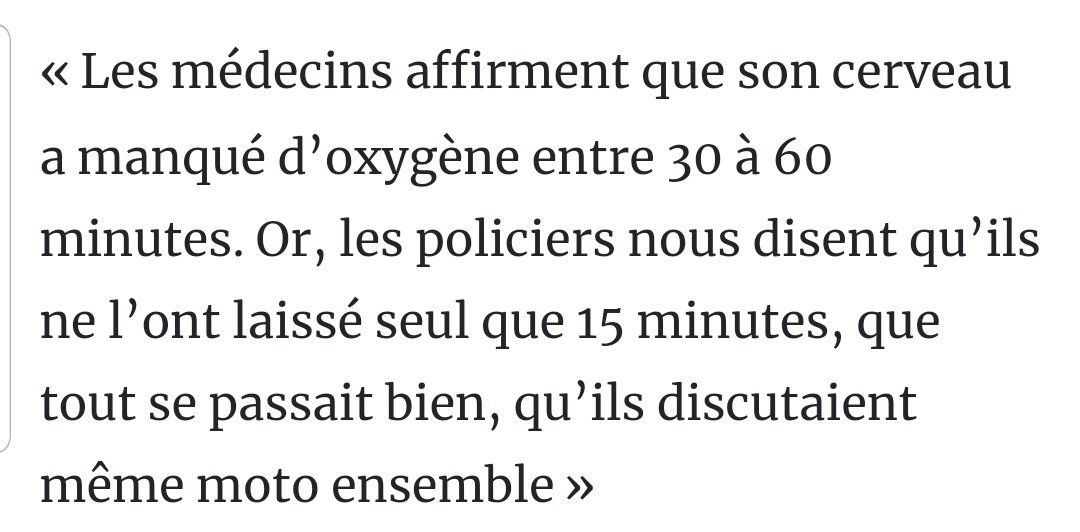 2017- Arpajon: Lucas M.,34 ans, retrouvé inanimé pendu dans sa cellule. Les policiers affirment l’avoir laissé sans surveillance pendant 15min et qu’il se serait suicidé. La famille conteste cette version.Les médecins affirment que son cerveau a manqué d’oxygène entre 30-60 min