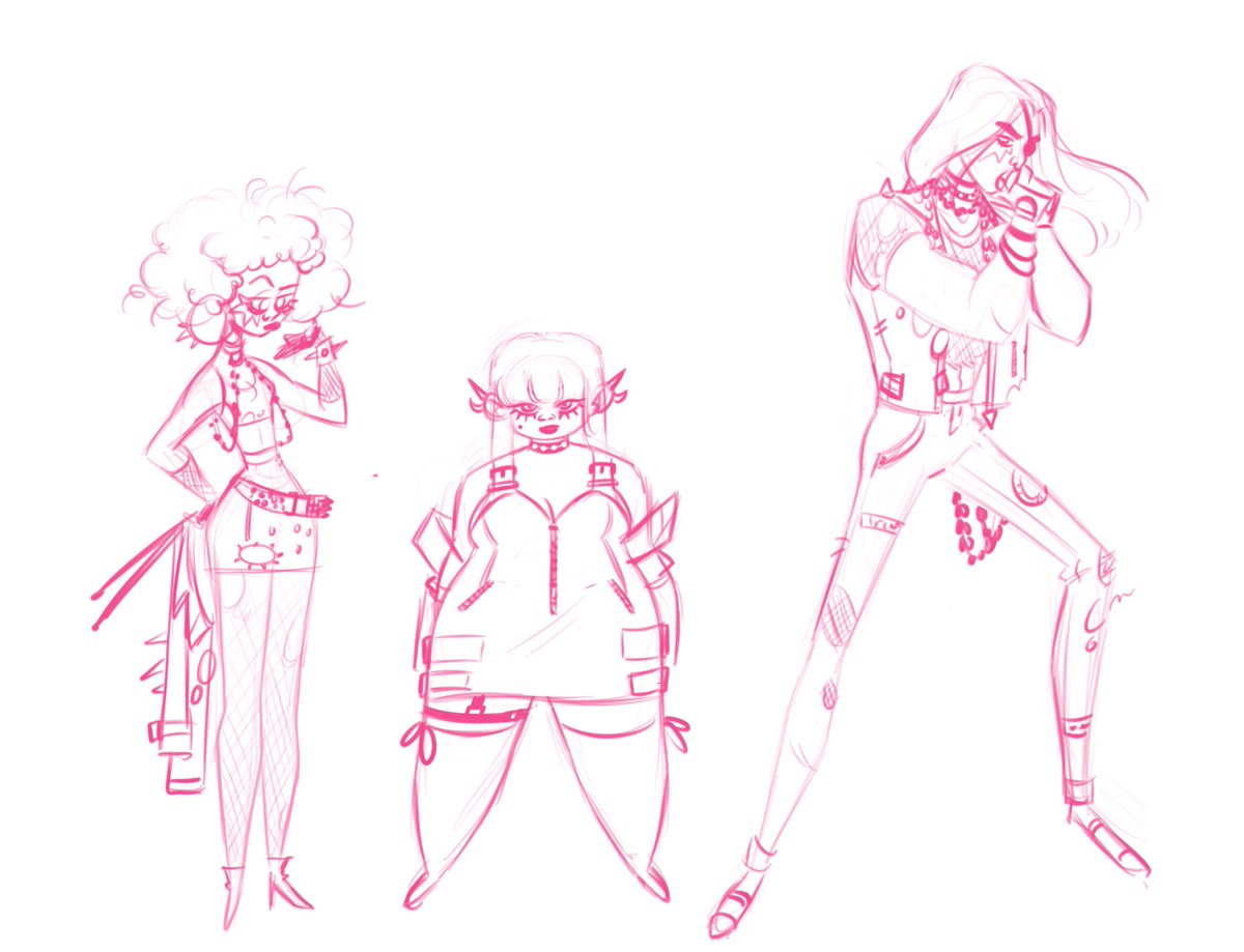 A band of lesbians? wip 