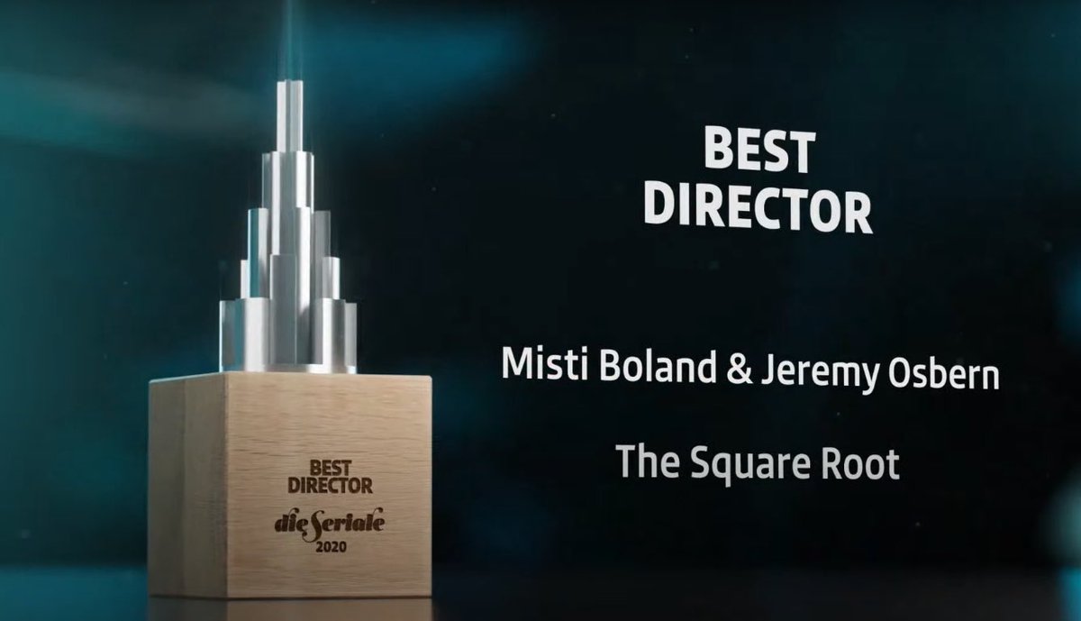 The Square Root (@squarerootdrama) on Twitter photo CONGRATS to <a href="/MistiBoland/">Misti Boland</a> & <a href="/jeremyosbern/">Jeremy Osbern</a> on receiving the BEST DIRECTOR Award for <a href="/squarerootdrama/">The Square Root</a> from the 2020 <a href="/dieSeriale/">die Seriale</a>!!! CONGRATS to <a href="/MistiBoland/">Misti Boland</a> & <a href="/jeremyosbern/">Jeremy Osbern</a> on receiving the BEST DIRECTOR Award for <a href="/squarerootdrama/">The Square Root</a> from the 2020 <a href="/dieSeriale/">die Seriale</a>!!!