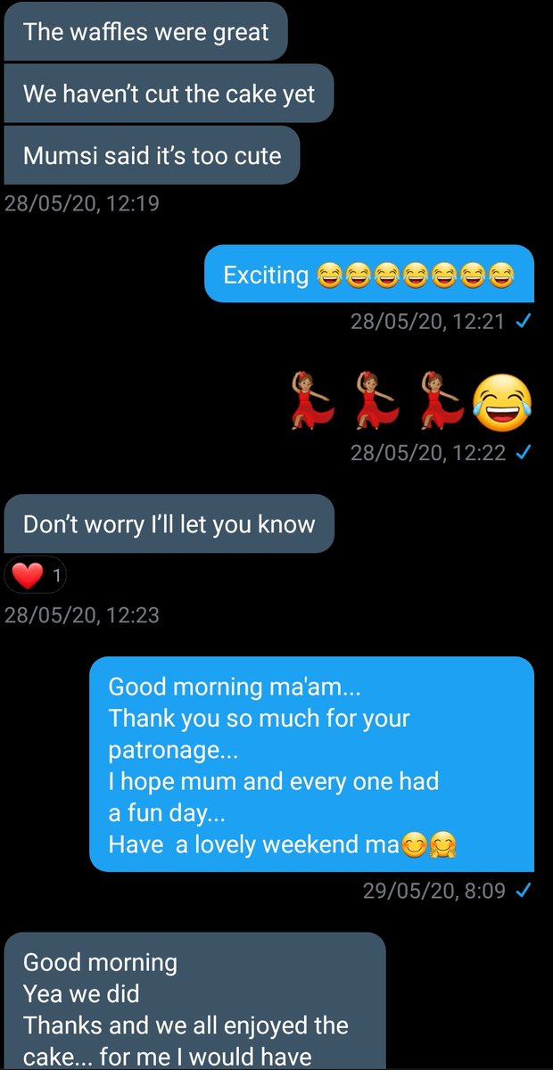 SonaTreats's tweet photo. Having our clients pleased is our foremost aim and purest form of self love ๐๐๐ฝ๐๐ฝ๐๐ฝ๐๐ฝ...
#lagosbaker
#ogunbaker
#ilorinbaker
#sangobaker
#waffles
#birthdaycake https://t.co/iTBrHKhYlI