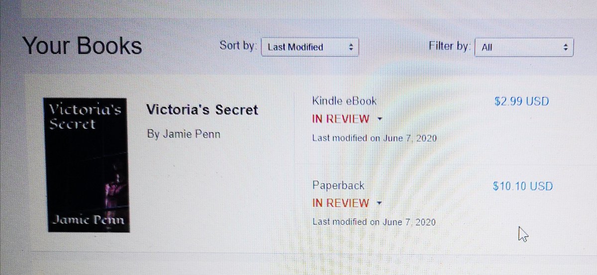 jamiethepenn's tweet image. My first published book is with Amazon now.