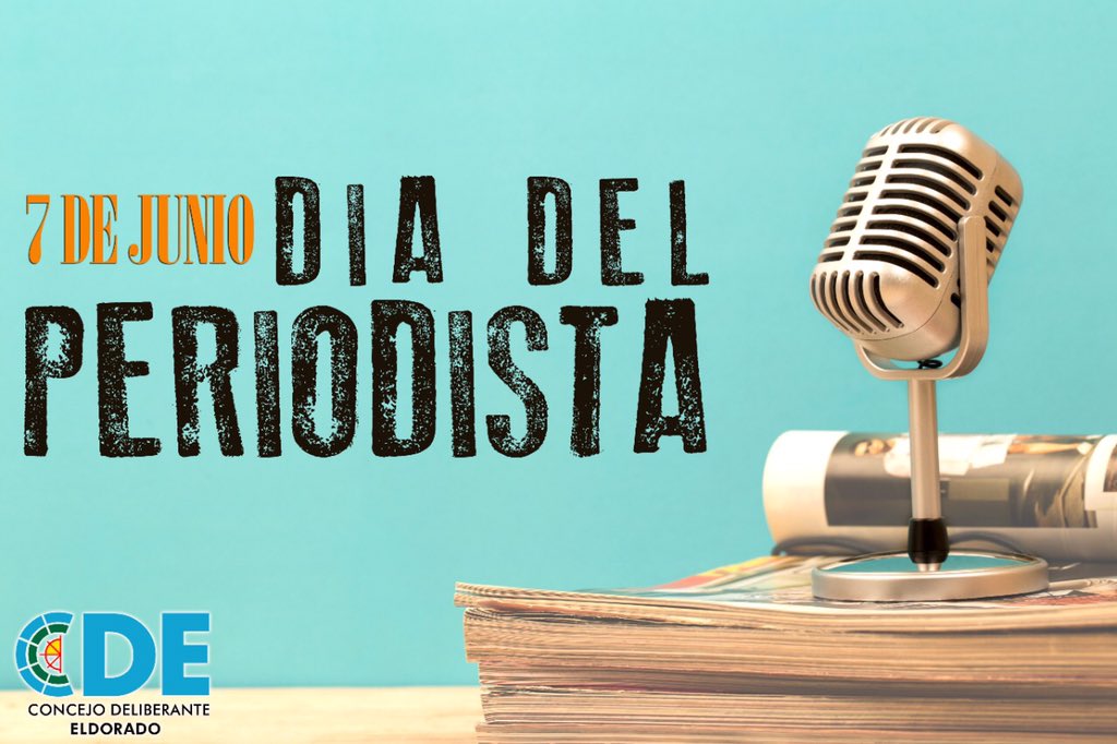 Día del Periodista.
El Día del Periodista fue establecido en 1938 por el Primer Congreso Nacional de Periodistas celebrado en Córdoba, en recuerdo del primer medio de prensa con ideas patrióticas. El 7 de junio de 1810, Mariano Moreno fundó la "Gazeta de Buenos Ayres".