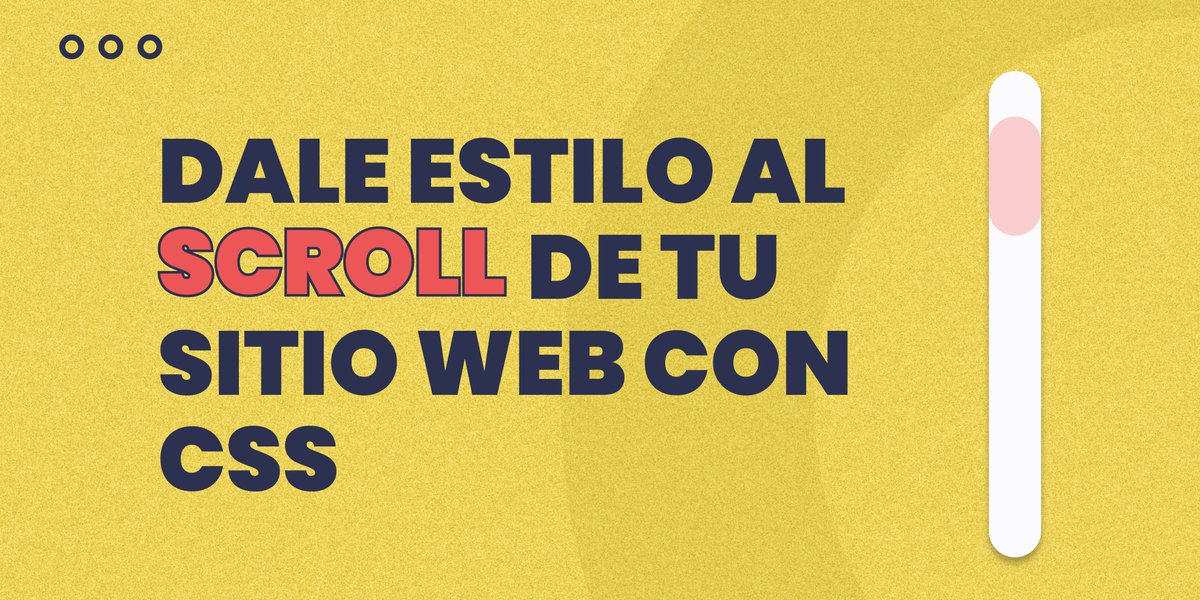 codegnial's tweet photo. Hola a todos, alguien me había solicitado que publique como darle un estilo bonito y amigable a la barra de scroll. Pues, ya está subido en https://t.co/QAa2ipWT9A vayan por allá quien quiera verlo. Saludos totales.

#scrollbar #scrollbarthumb #scrollbartrack #estiloscroll #css https://t.co/lvsUtUTM6U