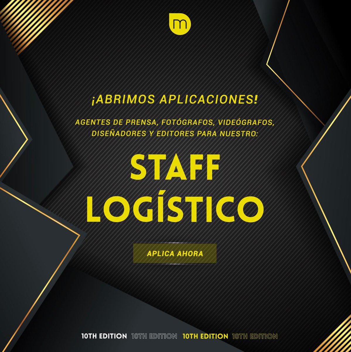 ¡Abrimos convocatorias de Staff Logístico! ¿Quieres poner tus habilidades en práctica para construir el evento estudiantil más grande de la Universidad de los Andes?

Anímate a aplicar en el siguiente link: monua2021-l.typeform.com/to/xsF9eu

#MONUA2021