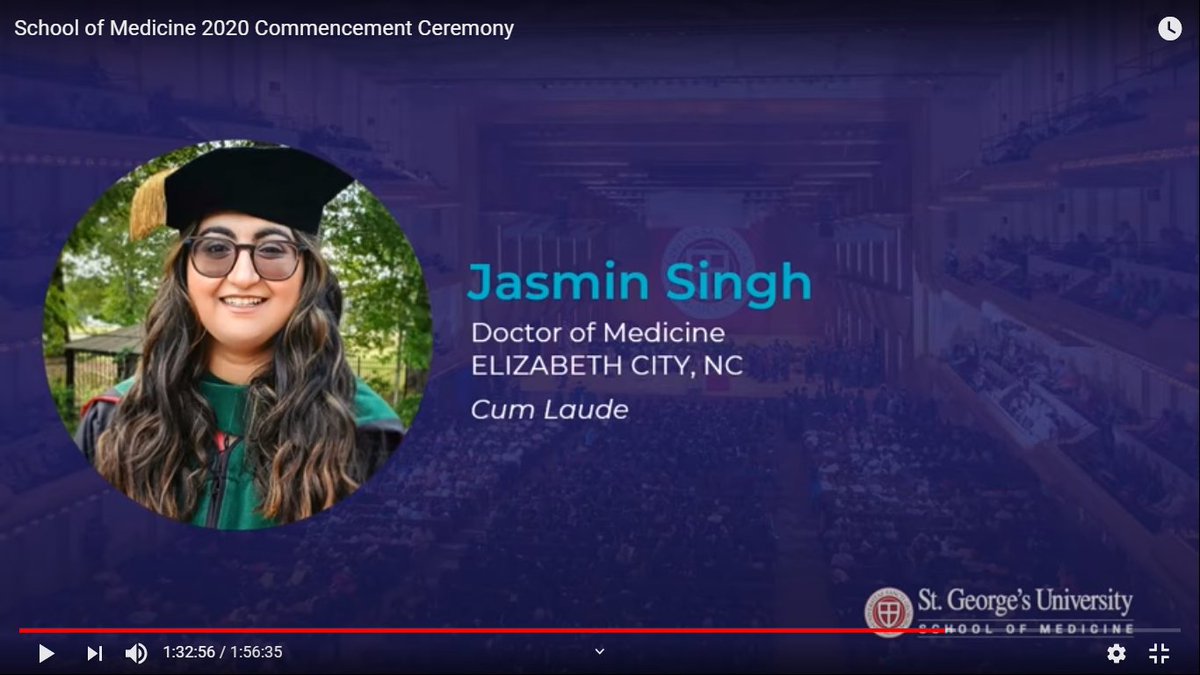 Finally celebrated my medical school commencement today virtually! Congrats to the class of 2020! Next stop -- #familymedicine residency! #sgugrad #grad2020 #virtualgraduation #classof2020 #medtwitter #girlmedtwitter