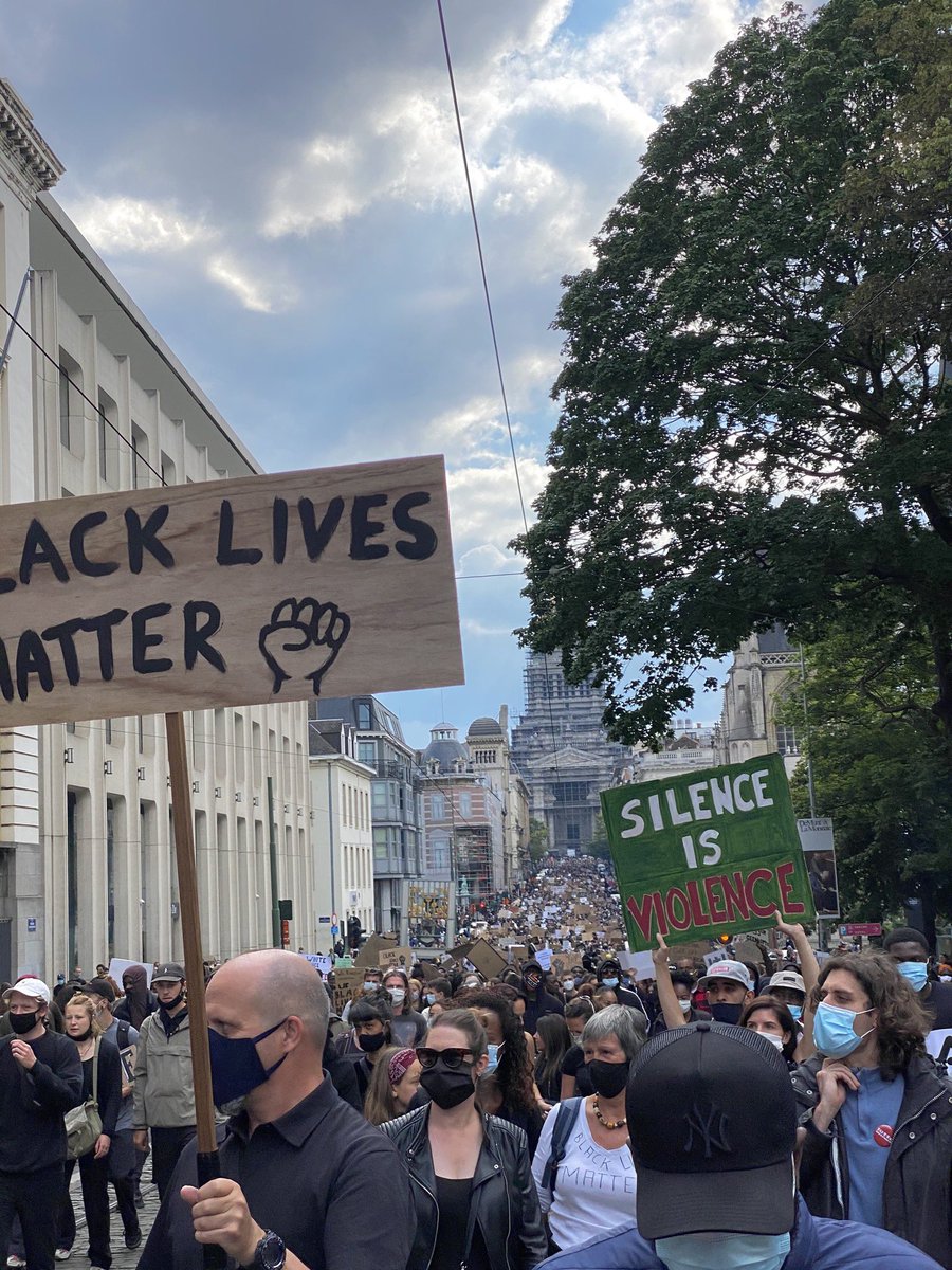 #BLACKLIVESMATTER #BRUSSELS