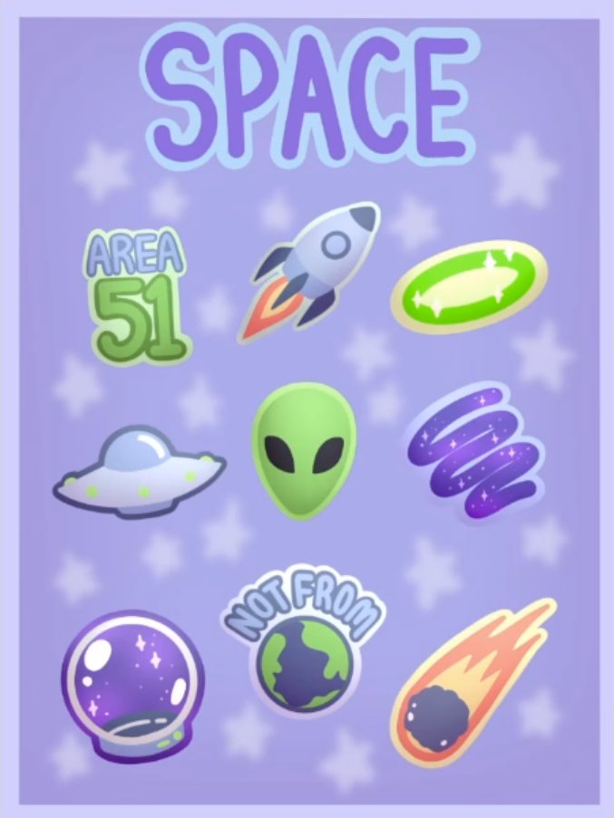 Royale High On Twitter On Stream Nightbarbie Has Revealed Two More Sticker Packs Created By The Talented Ixchoco These Packs Are Space And Zodiac Stickers Royalehigh Rh Rhteaspill Rhupdate Https T Co Czxvzccvor - space stickers roblox