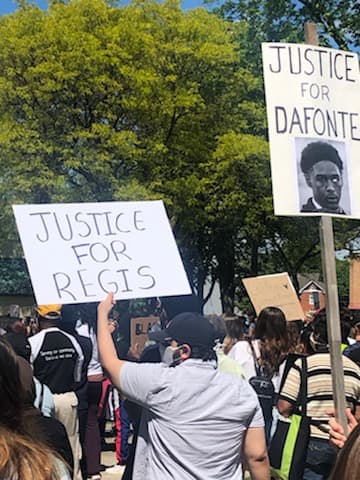 𝟏𝟐. 𝐏𝐫𝐨𝐭𝐞𝐬𝐭.Go out into your communities and advocate for real change.Members of our team attended the Oshawa, Ont., protest this afternoon – here are some photos. #BlackLivesMatter  