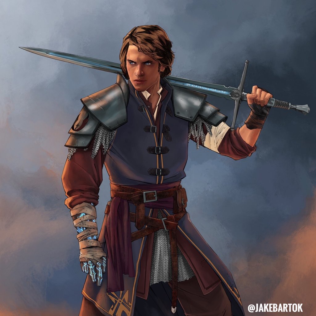 Medieval Fantasy Anakin Skywalker Minecraft Skin