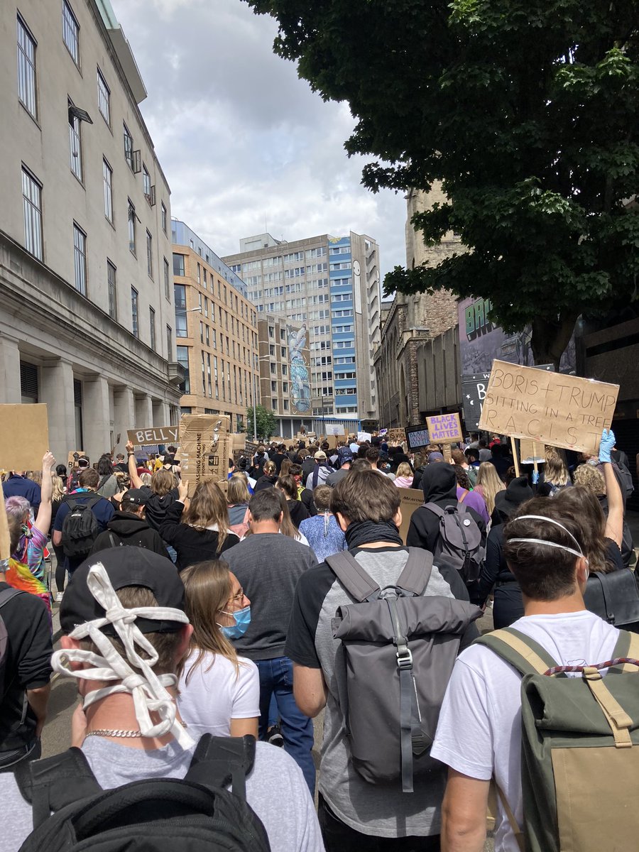 A very proud day for Bristol #BLMbristol <a href="/Blklivesmatter/">Black Lives Matter (BLM)</a>