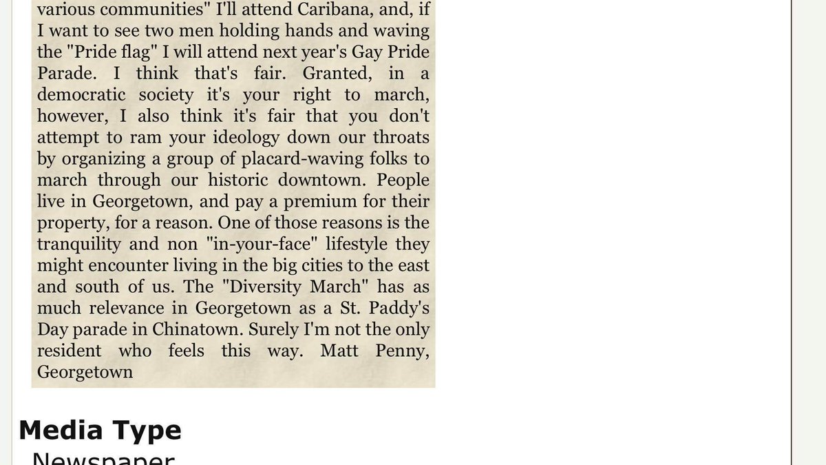 Michael52380711's tweet photo. @fordnation You went on record a while back saying that Canada does not have the deep roots of racism that the USA does. I would like to argue that statement with these letters straight out of the Independent &amp; Free Press (Georgetown, ON).

I'm sure tons more like it is out there https://t.co/gXLwQ2I6io