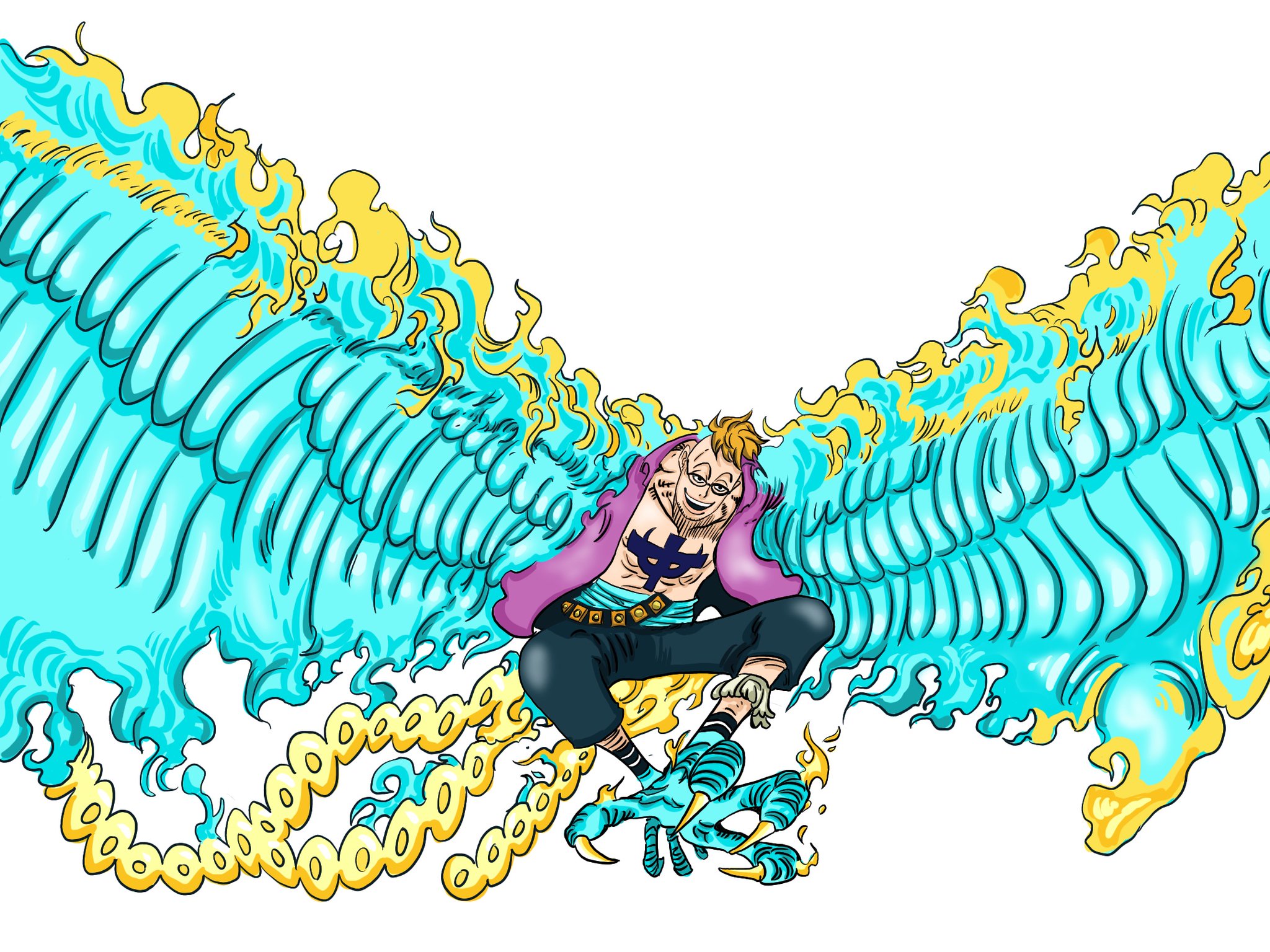 Log ワンピース考察 今週のワンピ ラストの展開に興奮しすぎて 寝不足になりながらも描いたよマルコ 笑 たくさんの人に見てもらいたいなー T Co Lhin5gxh7h