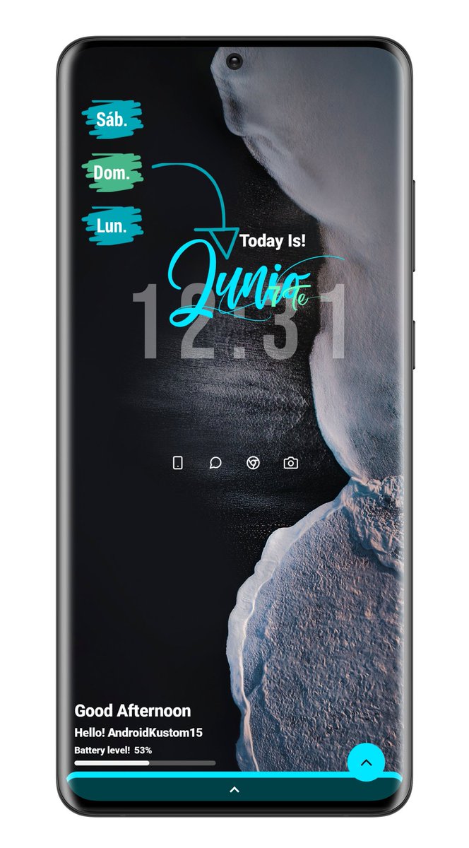 Android15Kustom's tweet image. Theme Simple V2
🔹Used.
✔️Nova Launcher
✔️Klwp
👉youtu.be/_sxZgfeBT8I

#KLWP #homescreen #personalizacionandroid #ui #uidesing #KUSTOM #developer #Android