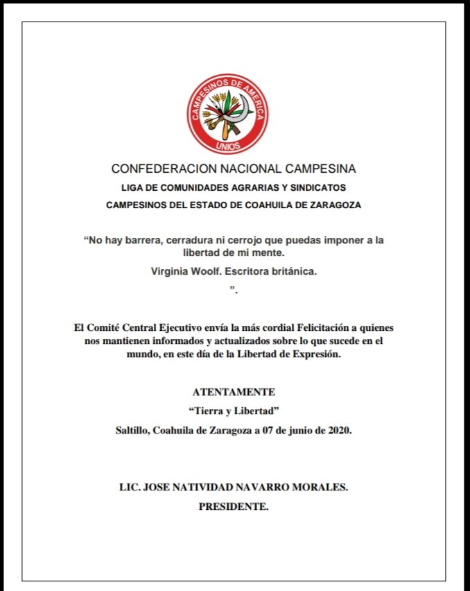 Nuestro reconocimiento a quienes ejercen la labor periodística en nuestro Estado, en este Día de la Libertad de Expresion.