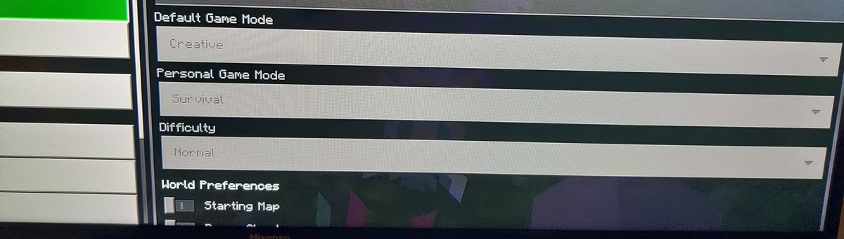 Jeff Hoogland I Need More Minecraft Technical Support Kids Are Playing On A Switch Game World Set Up As Creative When Second Player Joins However They Default To Survival Mode