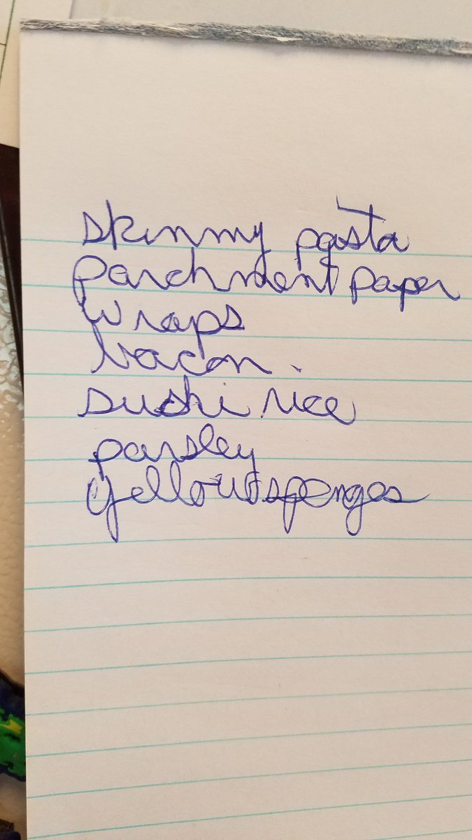 srwinter1's tweet photo. @stxngx Shopping list! Lol https://t.co/migVLQBBwf