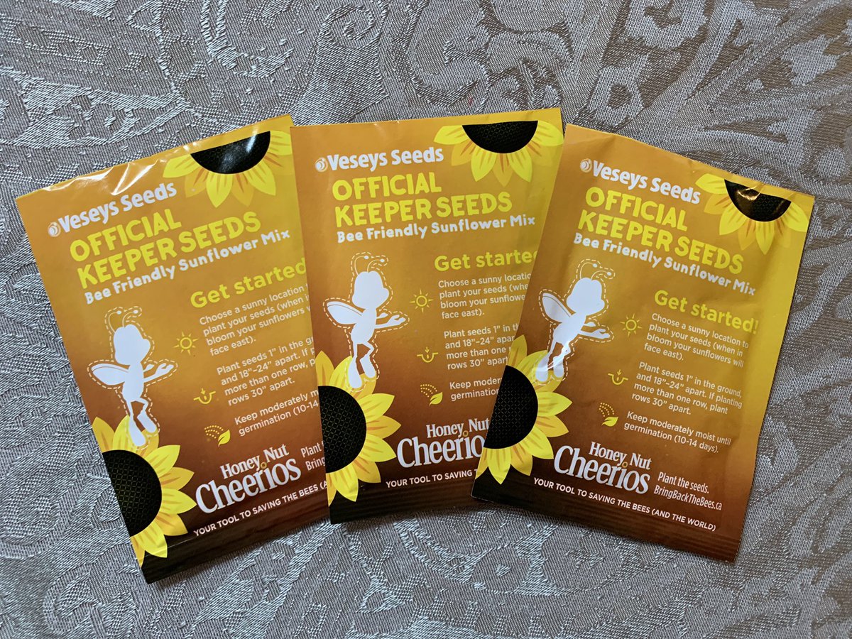 My #BringBackTheBees seeds came in! Did you get your free sunflower seeds yet?! 🌻♥️