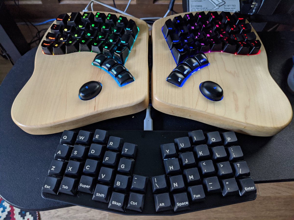 Just got my <a href="/keyboardio/">keyboardio</a> Ateus keyboard.. can't wait to use it