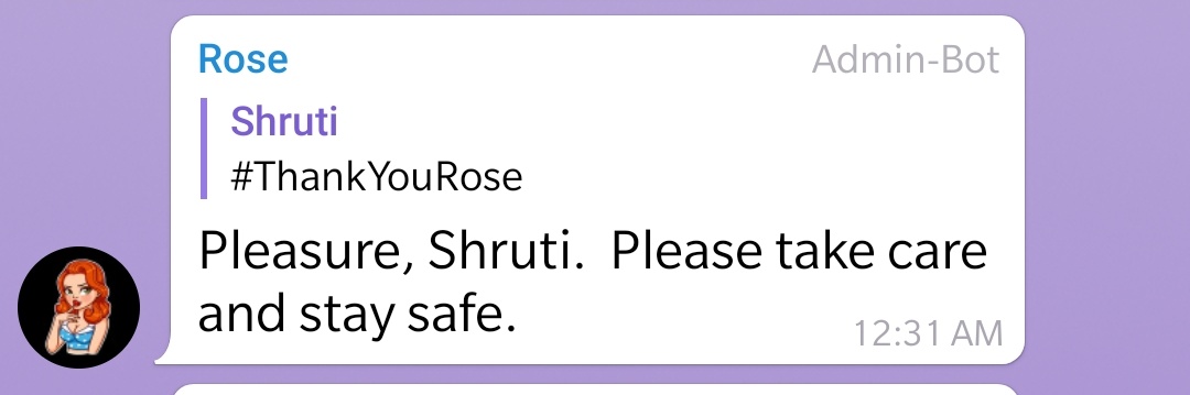 Indians_InUK's tweet photo. We now have an awesome bot, Rose, with us - she helps people with all the Repatriation / #VandeBharatMission FAQs.

Please join our group ( link mentioned on bio ), and ask Rose #HelpMeRose

Thanks once again to the Awesome Commuity who are helping each others in the group. https://t.co/qpDvAAAIzr