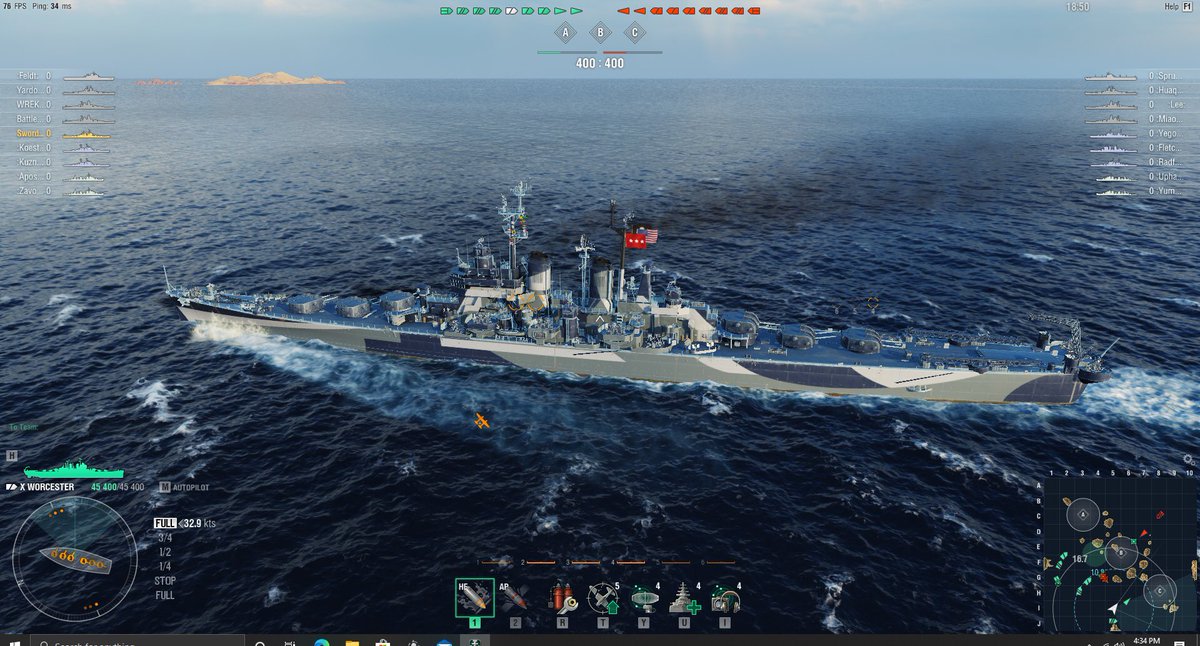 Defiantwotblitz's tweet photo. @OfficialGGJack @ussiowa @BBDx222 @TheCarrotPanda @bobthebobwaffle @flamuchz @edkuryluk Pulled the trigger on the #Worcester #DFNT #SeaWolves #WorldofWarships #AmericanCruisers 🇺🇸 #WolfPack https://t.co/YyFGFbHTaP